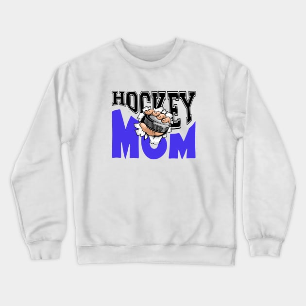 Hockey mom Crewneck Sweatshirt by Laakiiart